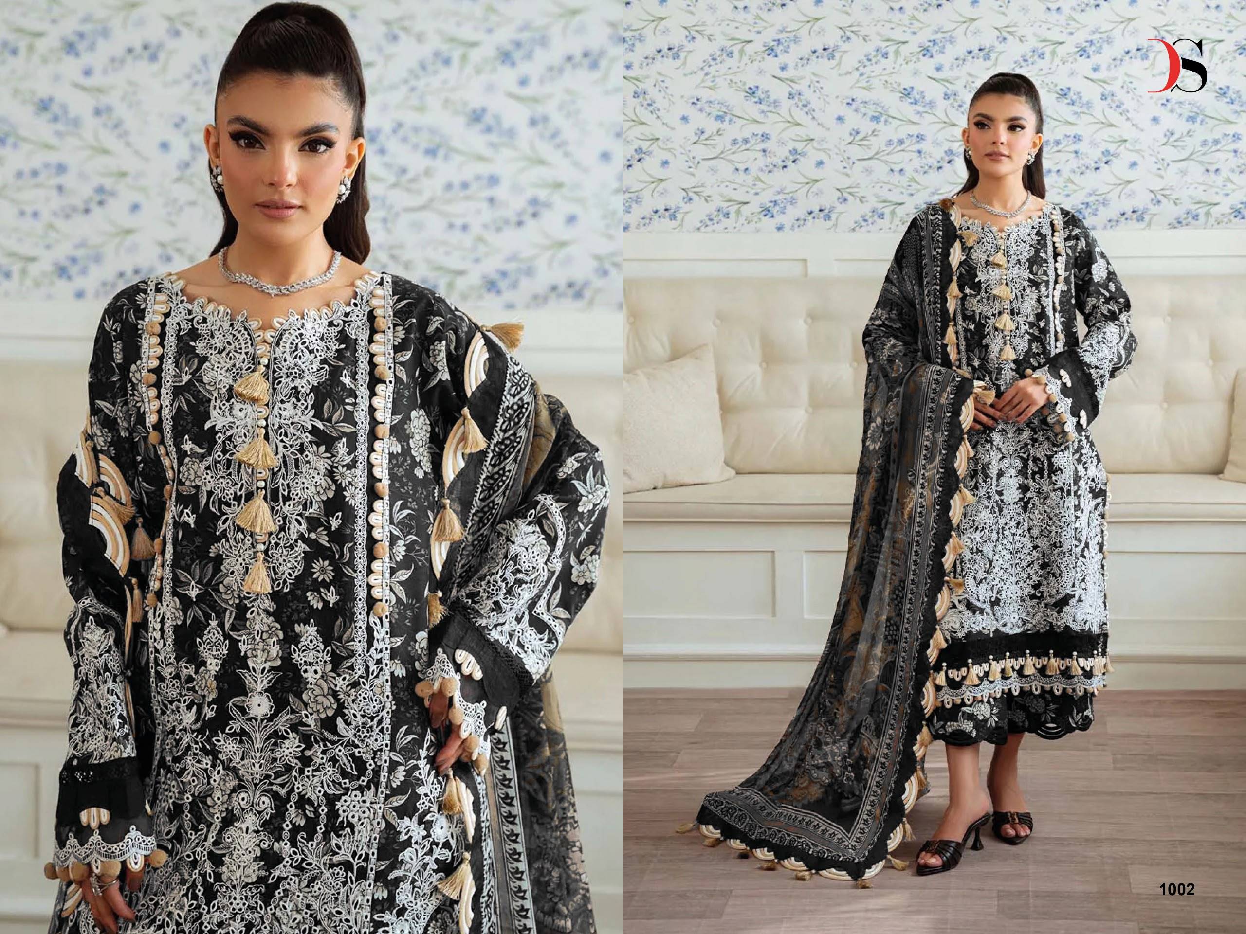 Jade Premium-5 BY DEEPSY SUITS 1001 To 1008 Series Indian Traditional casual wear Pakistani Pure Lawn dresses At Wholesale Price
